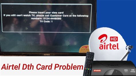 smart card error airtel tv|Airtel digital tv code reset.